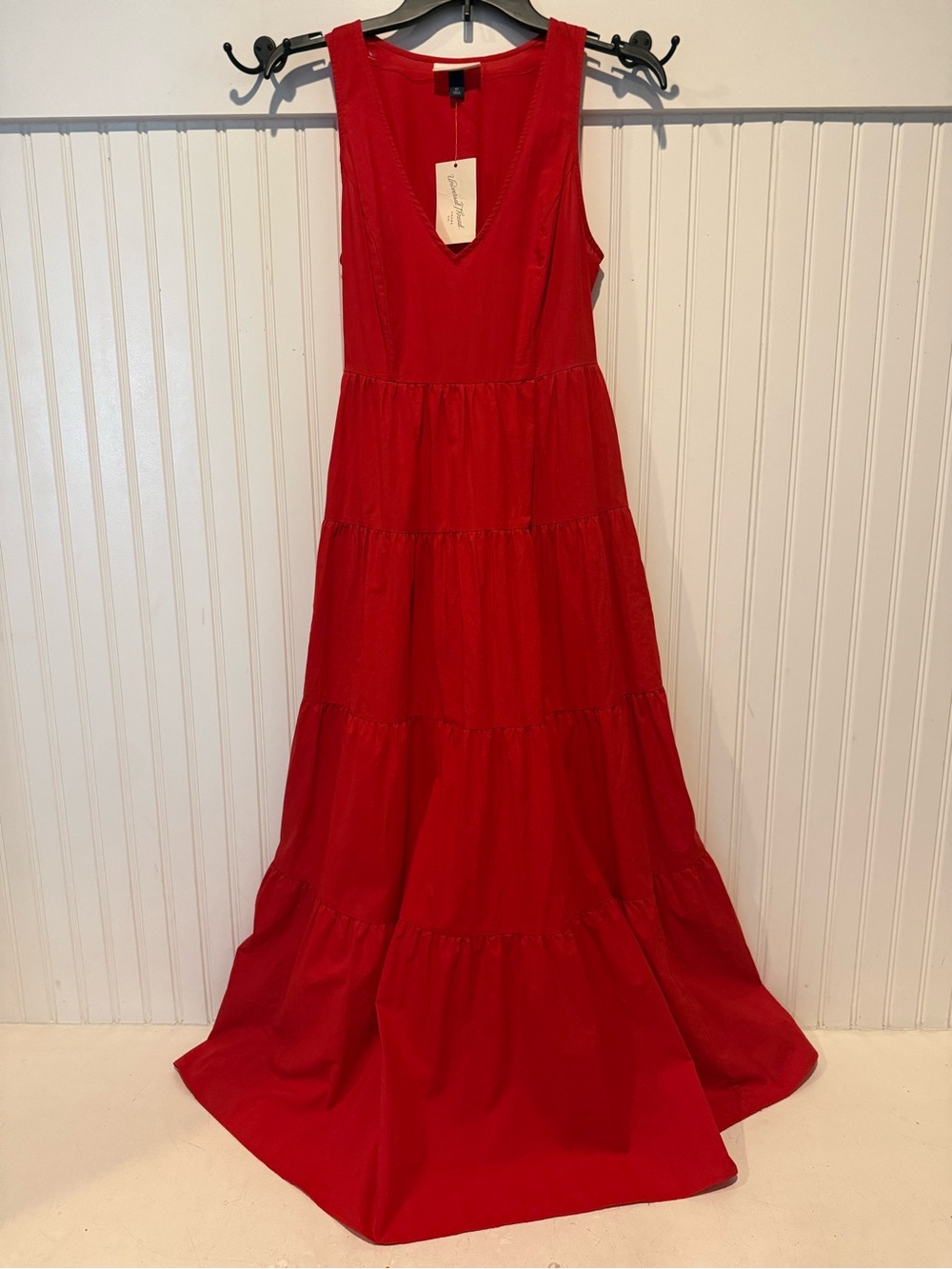 Universal Thread Red Tiered Maxi Dress